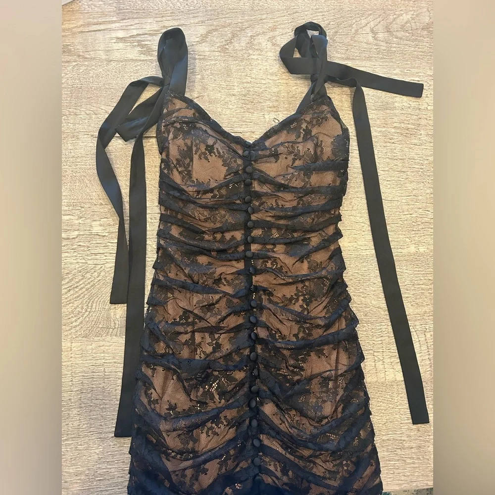 For Love and Lemons Black Lace Dress - Picture 2 of 3